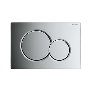 Nút xả thải bồn cầu màu chrome sáng Sigma01 588.53.502